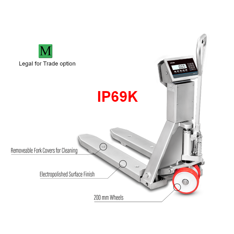 Dini Argeo TPWI HYGIENX Stainless Pallet Truck Scale