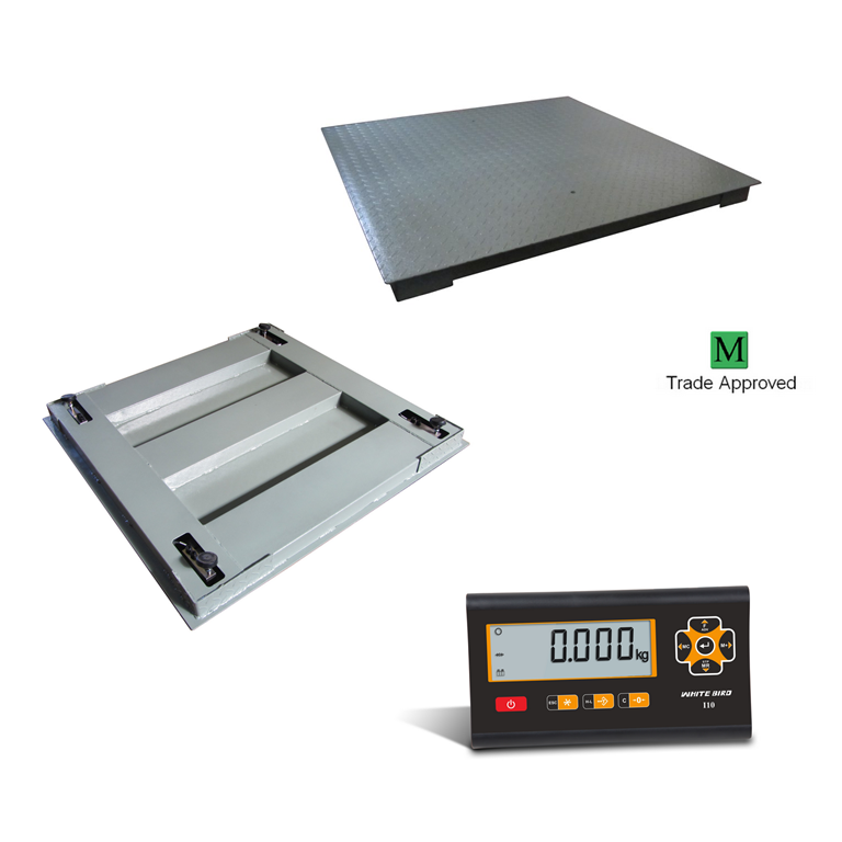 FW-A Trade Approved Mild Steel Floor Scale
