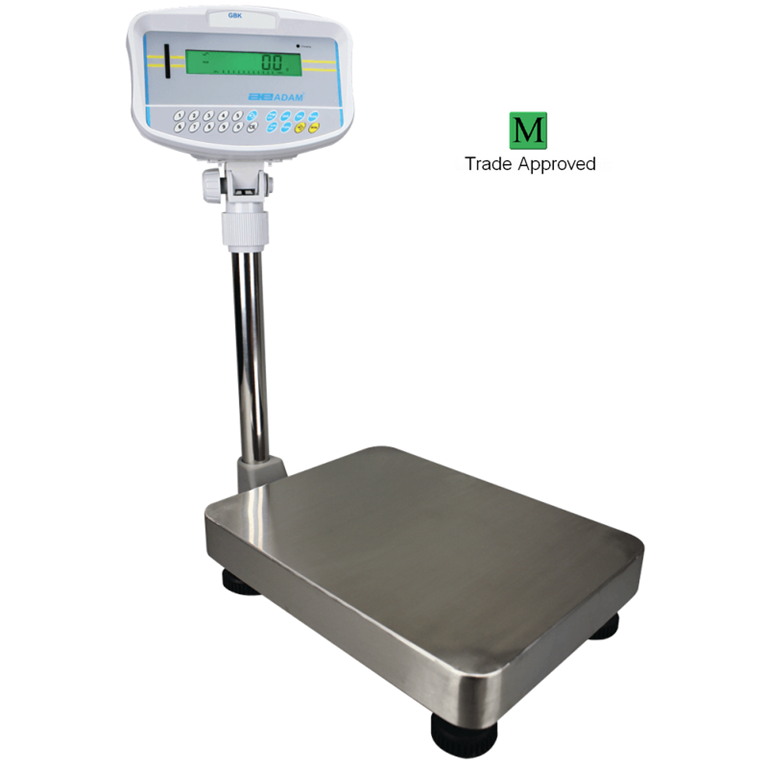 Adam GBK 15Mplus Trade Approved Bench Check Weighing Scale 