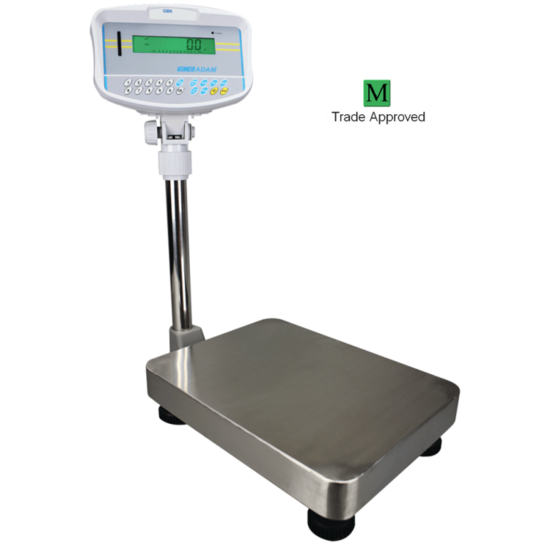 Adam GBK 15Mplus Trade Approved Bench Check Weighing Scale