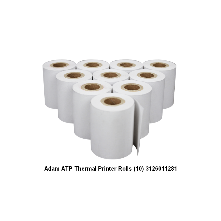Adam ATP Thermal Print Rolls (10) 3126011281 