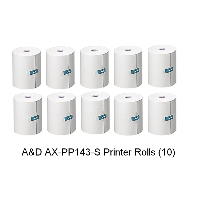 A&D AX-PP137-S Plain Printer Rolls (10)