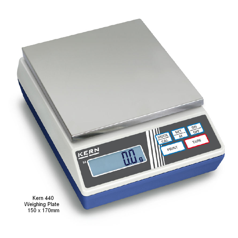 Kern 440 Precision Balances 150x170mm