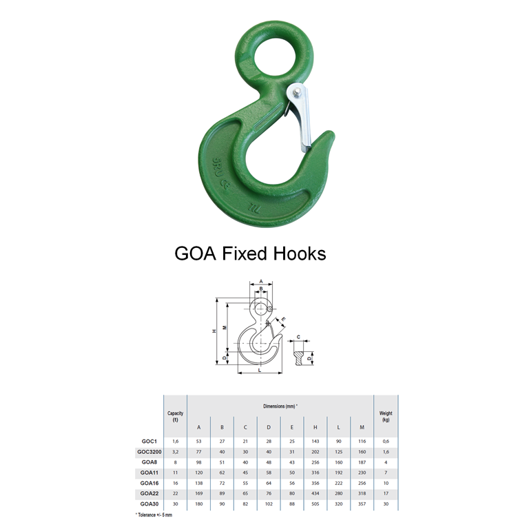 Dini Argeo GOA Fixed Hooks