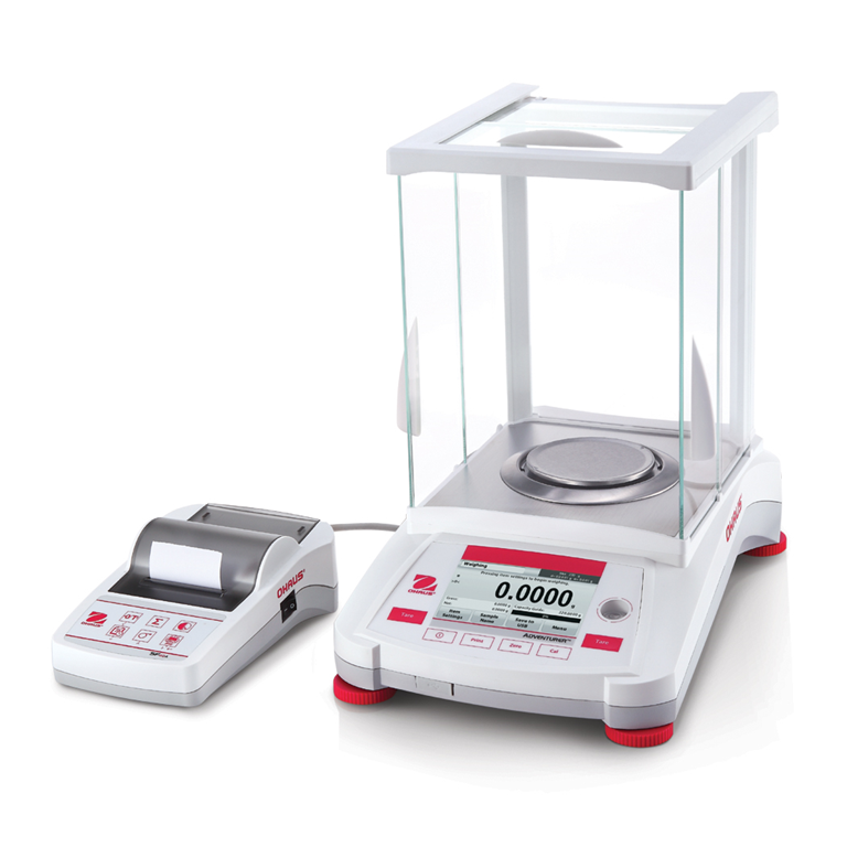 Ohaus Adventurer Analytical Balance with printer