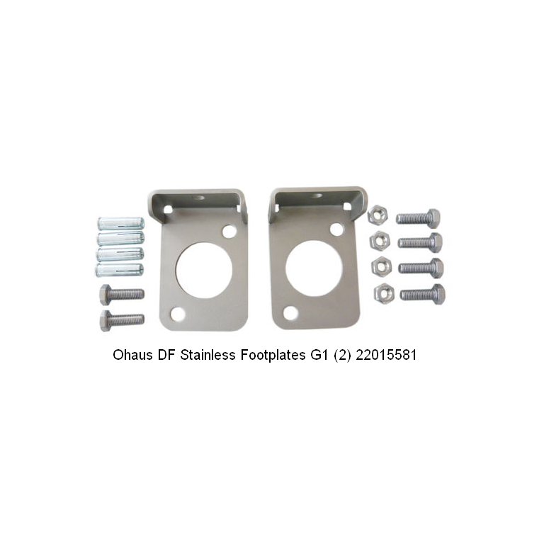 Ohaus DF 5000 Stainless Steel Footplates G1 (2) 22015581