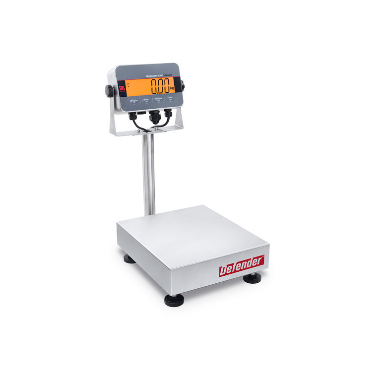 Ohaus Defender 3000 Stainless Bench Scale with 330mm column