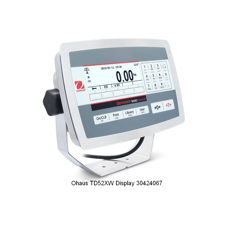 Ohaus TD52XW Display