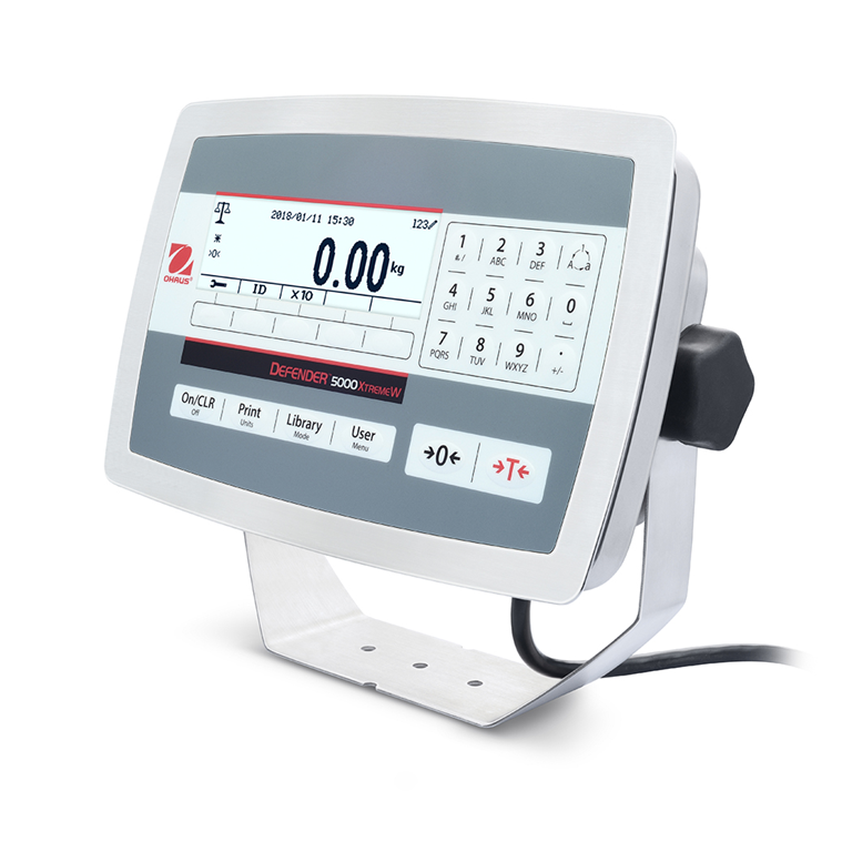 Ohaus TD52XW Display with optional wall mounting bracket