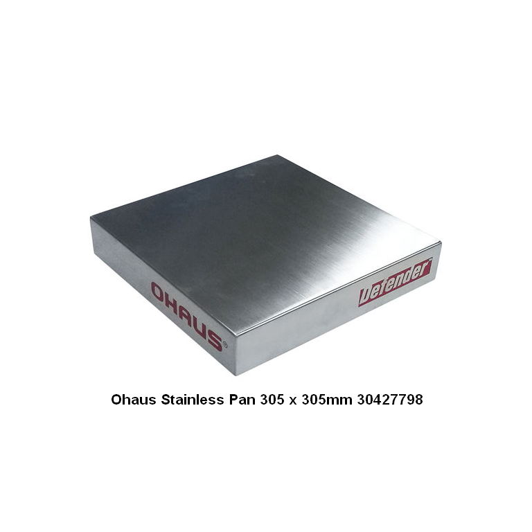 Ohaus Pan 305 x 305 mm 304 stainless steel 30427799