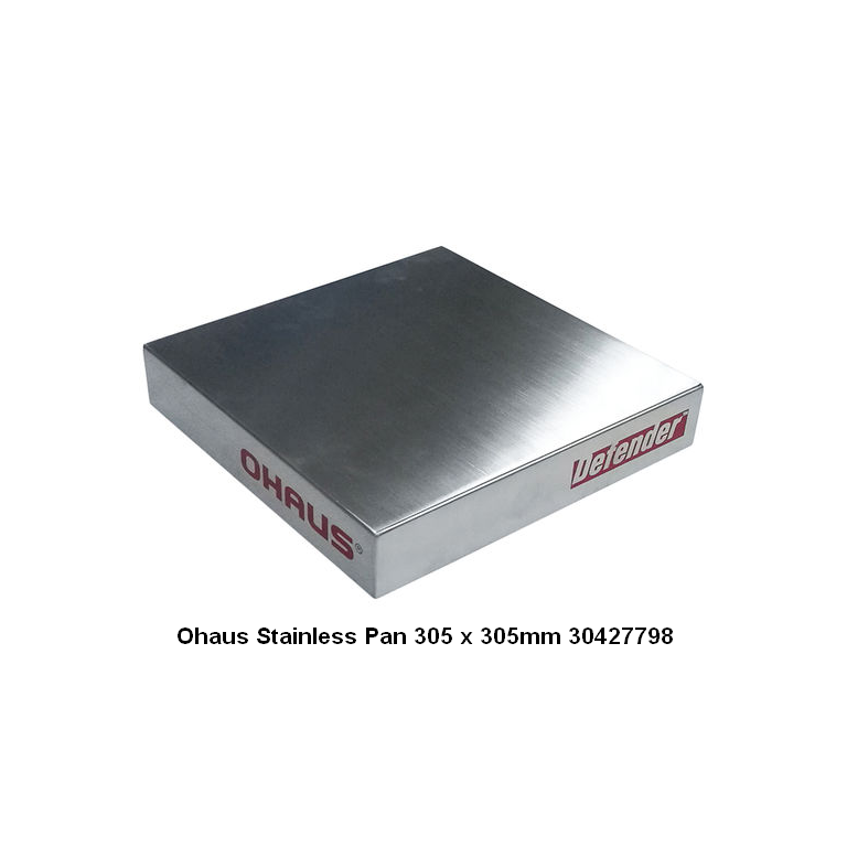 Ohaus Pan 305 x 305 mm 304 stainless steel 30427799