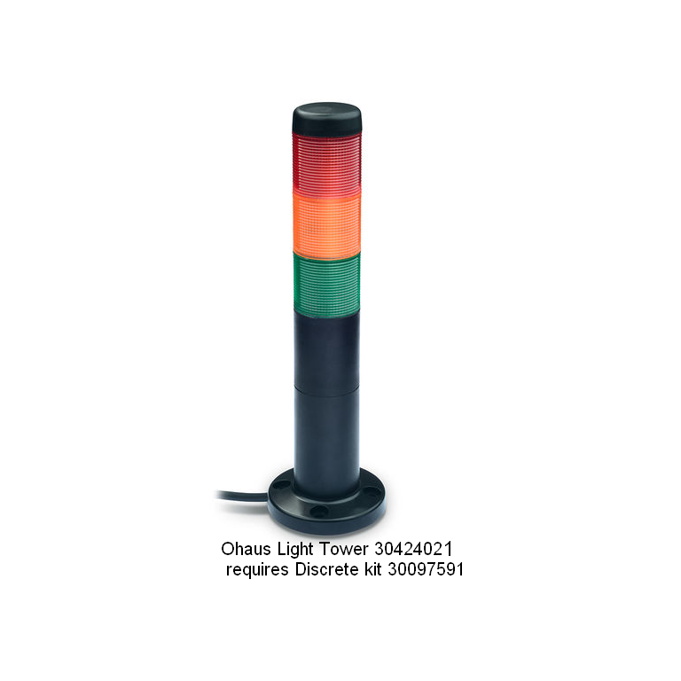 Ohaus Light Tower, 3 Colors, 243mm, IP65 (Requires 30097591)