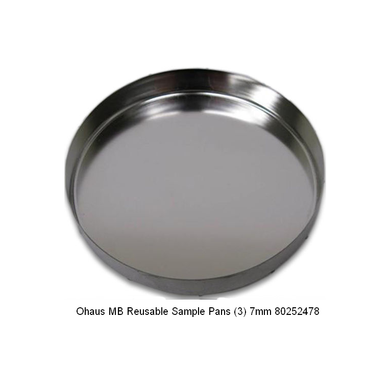 Ohaus MB Reusable Sample Pans (3) 7mm 80252478