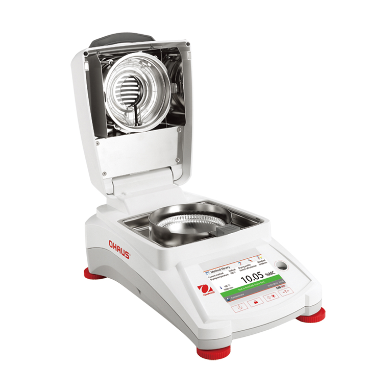 Ohaus MB120 Moisture Analyser with lid open