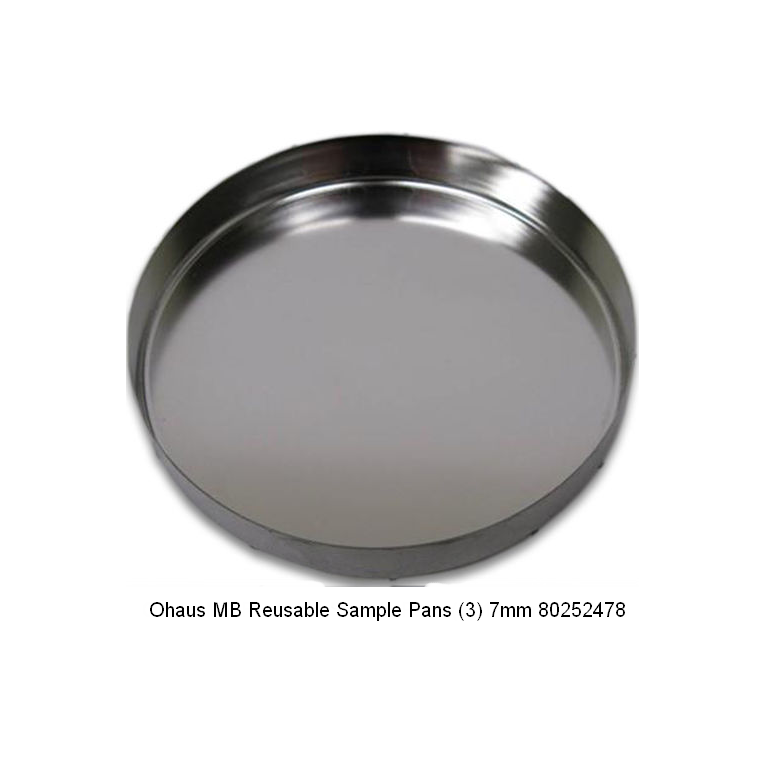 Ohaus Reusable Sample Pans (3) 7mm 80252478