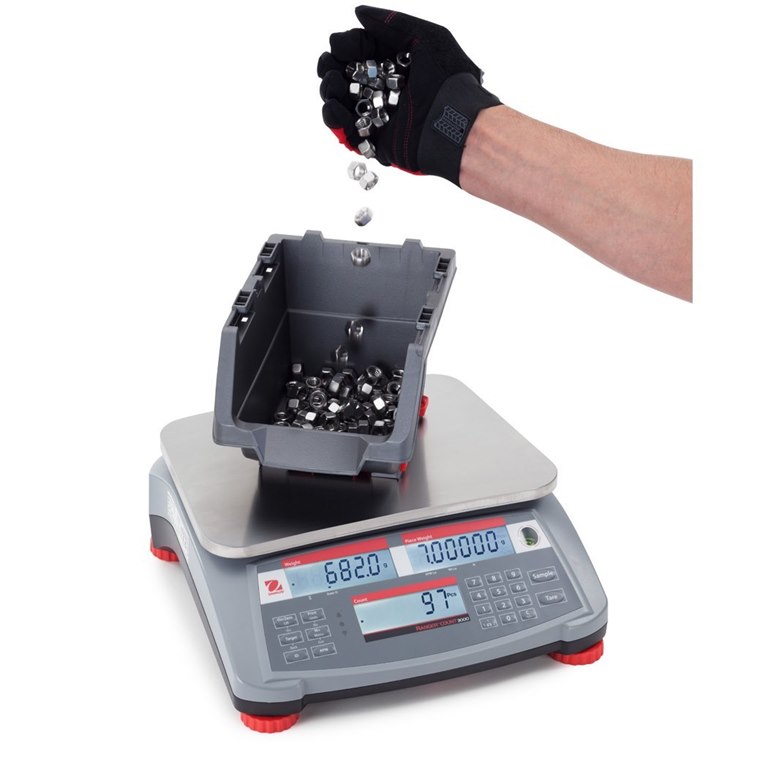 Ohaus Ranger 3000 Counting Scale to count small parts accurately 