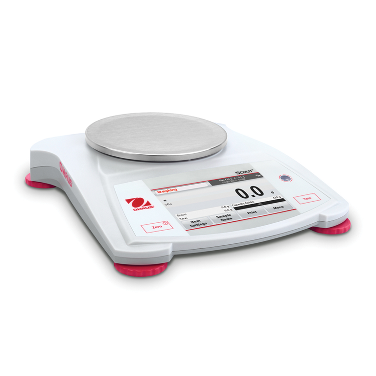 Ohaus Scout STX Portable Balances round pan