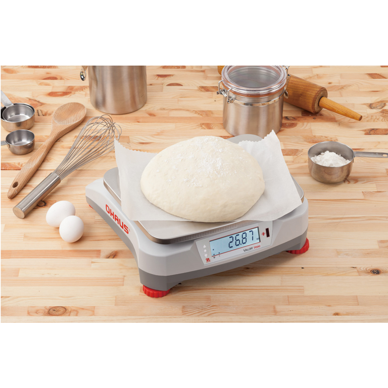 Ohaus Valor 7000 dough weighing