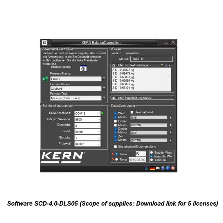 Kern Software SCD-4.0-DLS05 (Scope of supplies: Download link for 5 licenses)