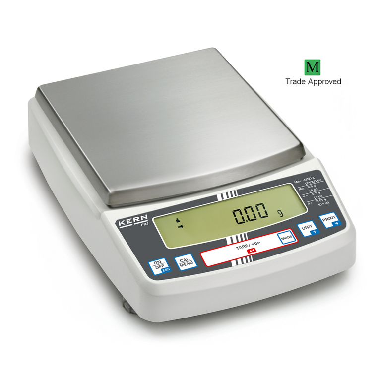 Kern PBJ 4200-2M Precision Balance Trade Approved
