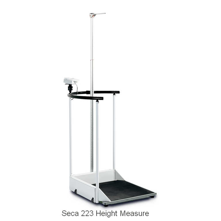 Seca 223 height measure fitted to Seca 645 Multi-function-Scale
