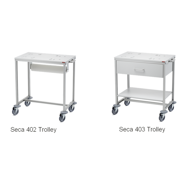 Seca 402 and 403 Baby Scale Trollies