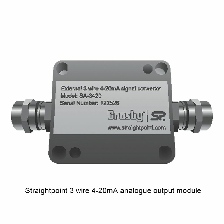 Straightpoint 3 wire 4-20mA analogue output module