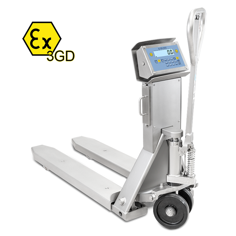 Dini Argeo TPWI-PRO EX 3GD Stainless Pallet Truck Scale