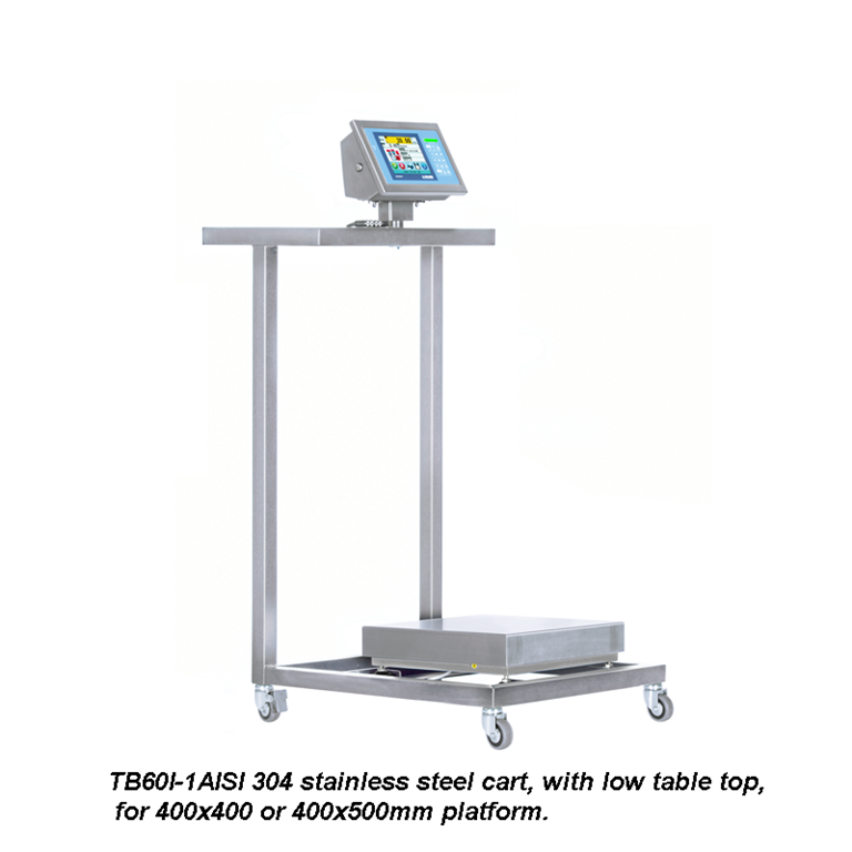 Dini Argeo TB60I-1 Stainless Low Trolley