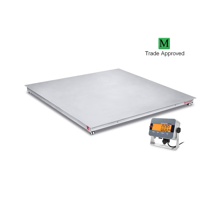 Ohaus DF 3000 i-DFXW600C1R-M Stainless Floor Scale Trade Approved