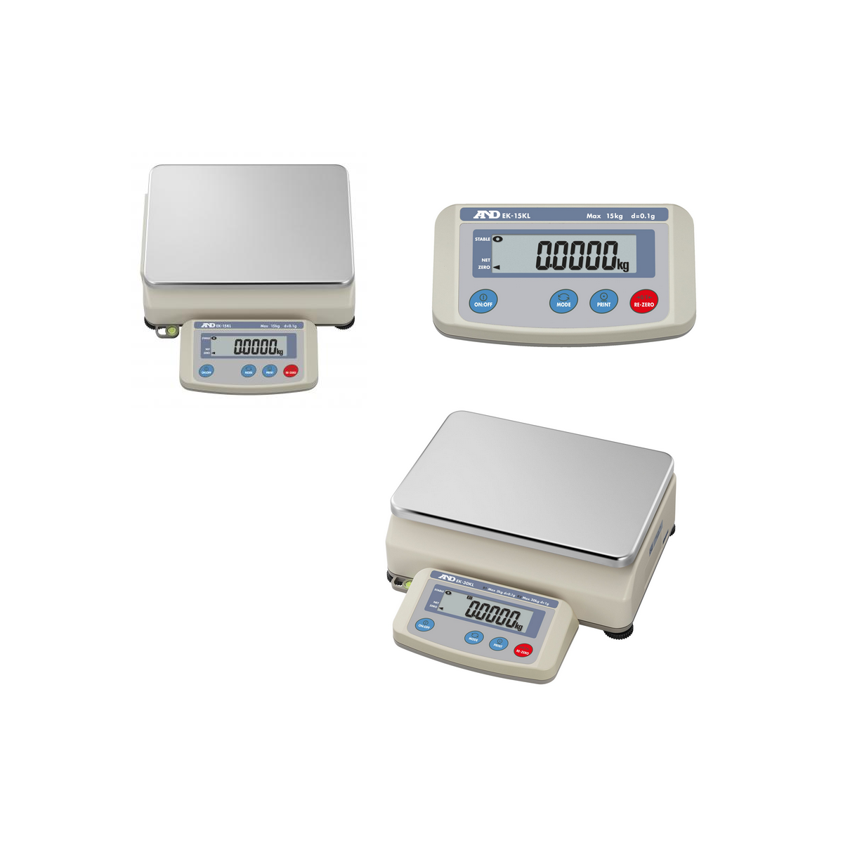 A&D EK-L Precision Scales | High Capacity with 0.1g accuracy