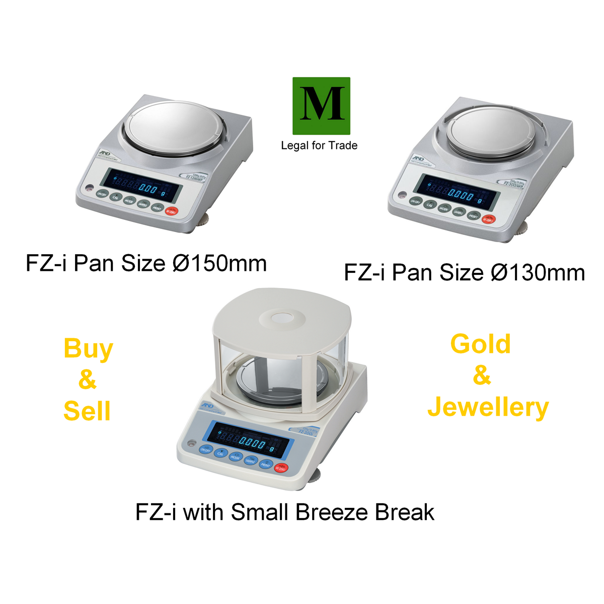 A&D FZi Jewellery Scale Internal Calibration Oakleyweigh