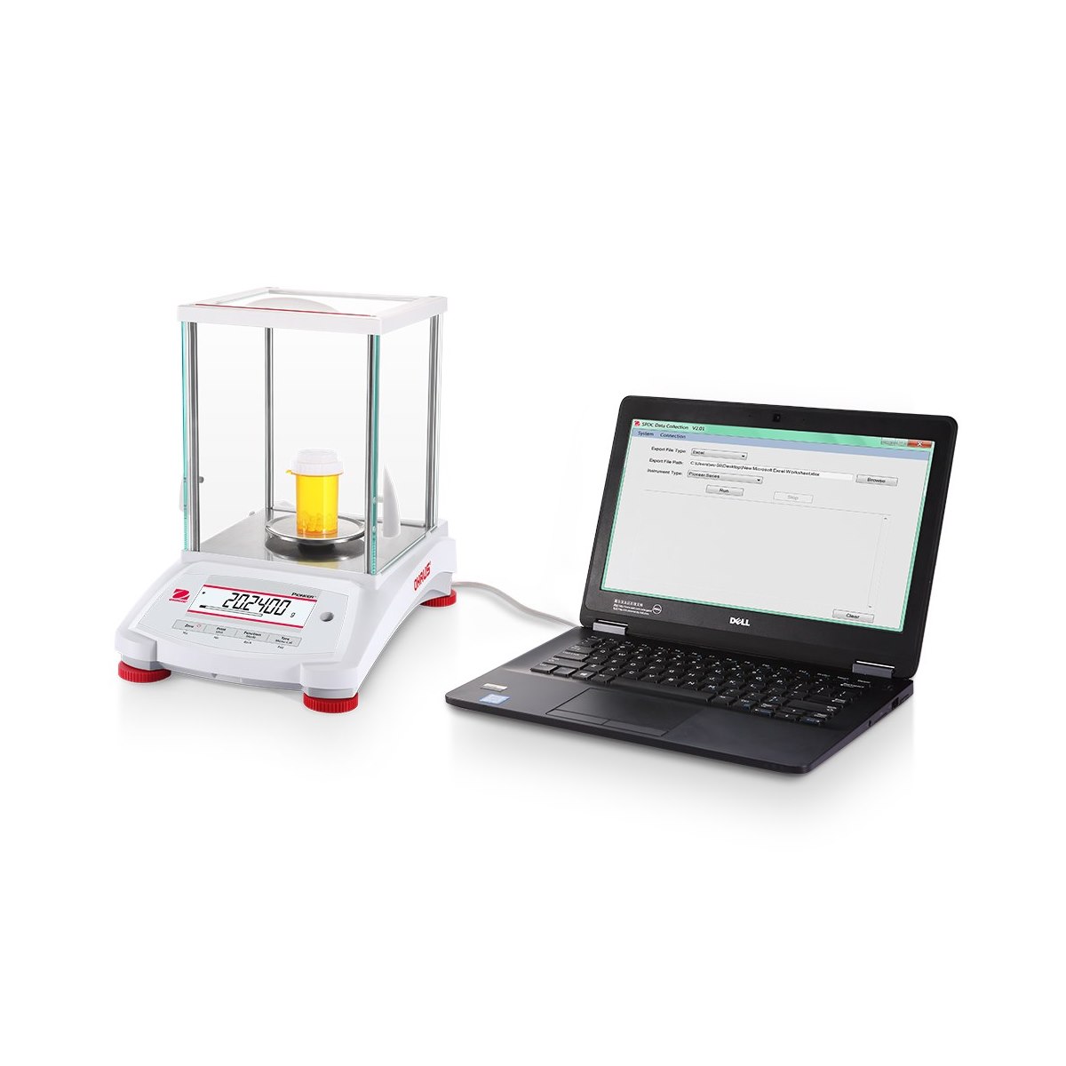 Ohaus Pioneer Analytical Balance 4 decimal place weighing