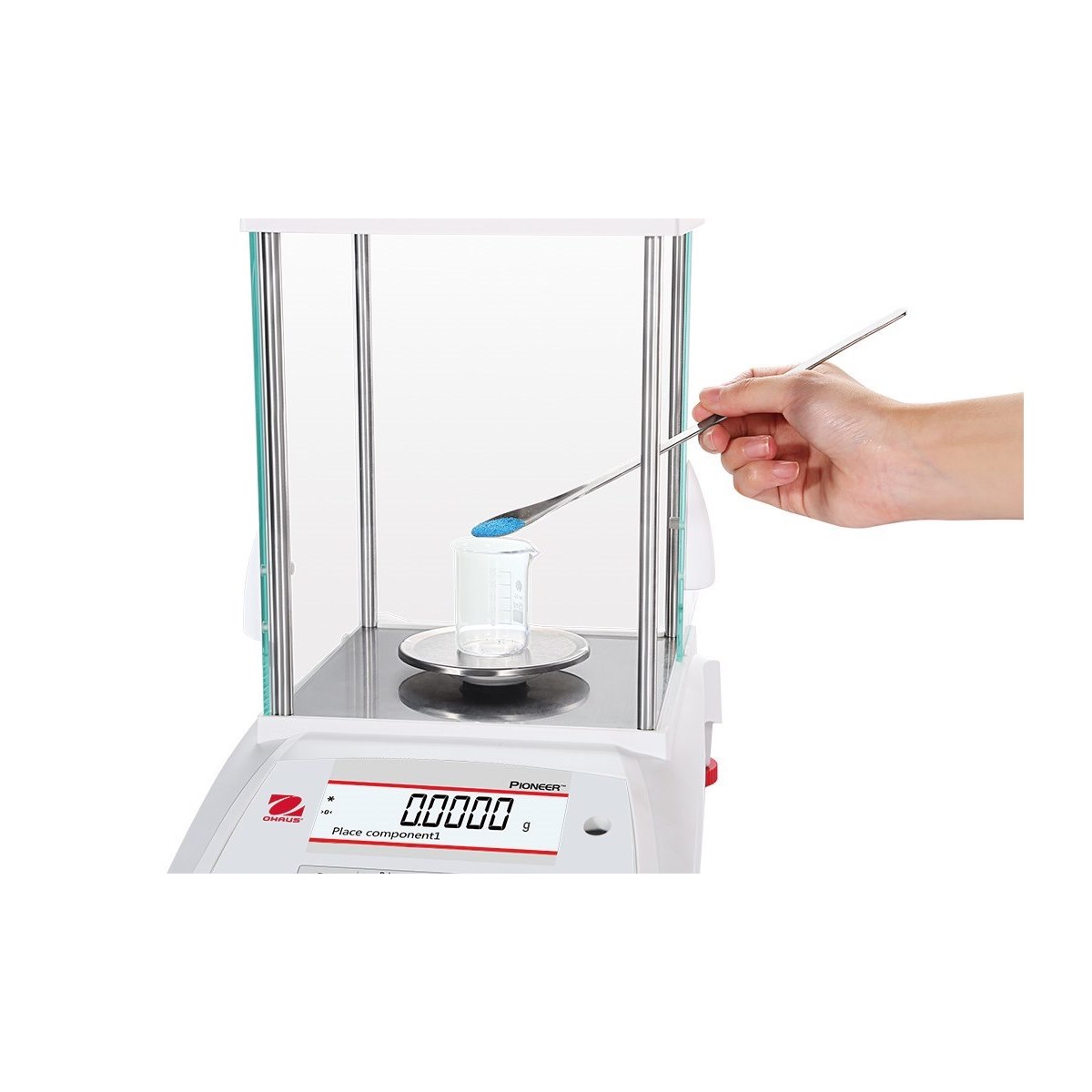 Ohaus Pioneer Analytical Balance 4 decimal place weighing