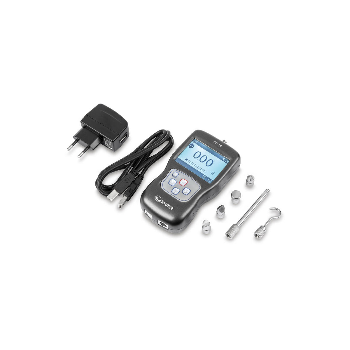 Affordable Force measuring instrument with turnable display. RS232.